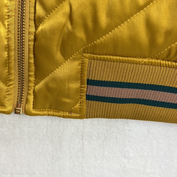 Classic Rock Couture Dolly Western Mustard Bomber Jacket - Picture 9 of 16